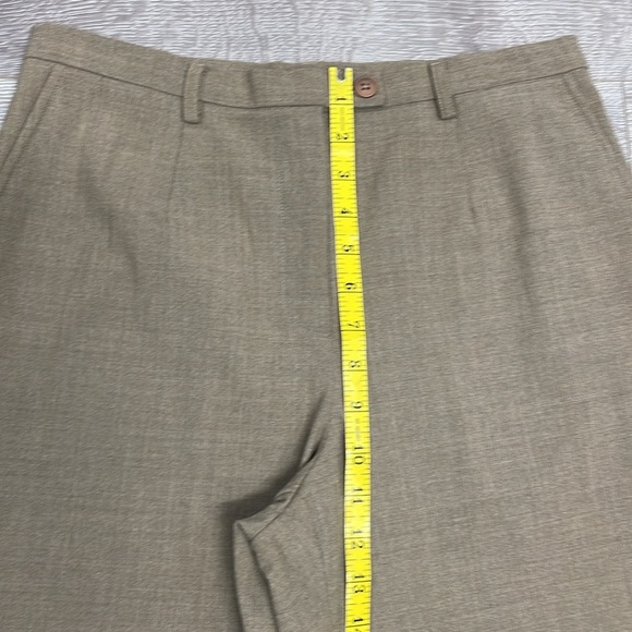 Lands’ End Vintage High Waist Flat Front Dress Pants 8 - Picture 9 of 15